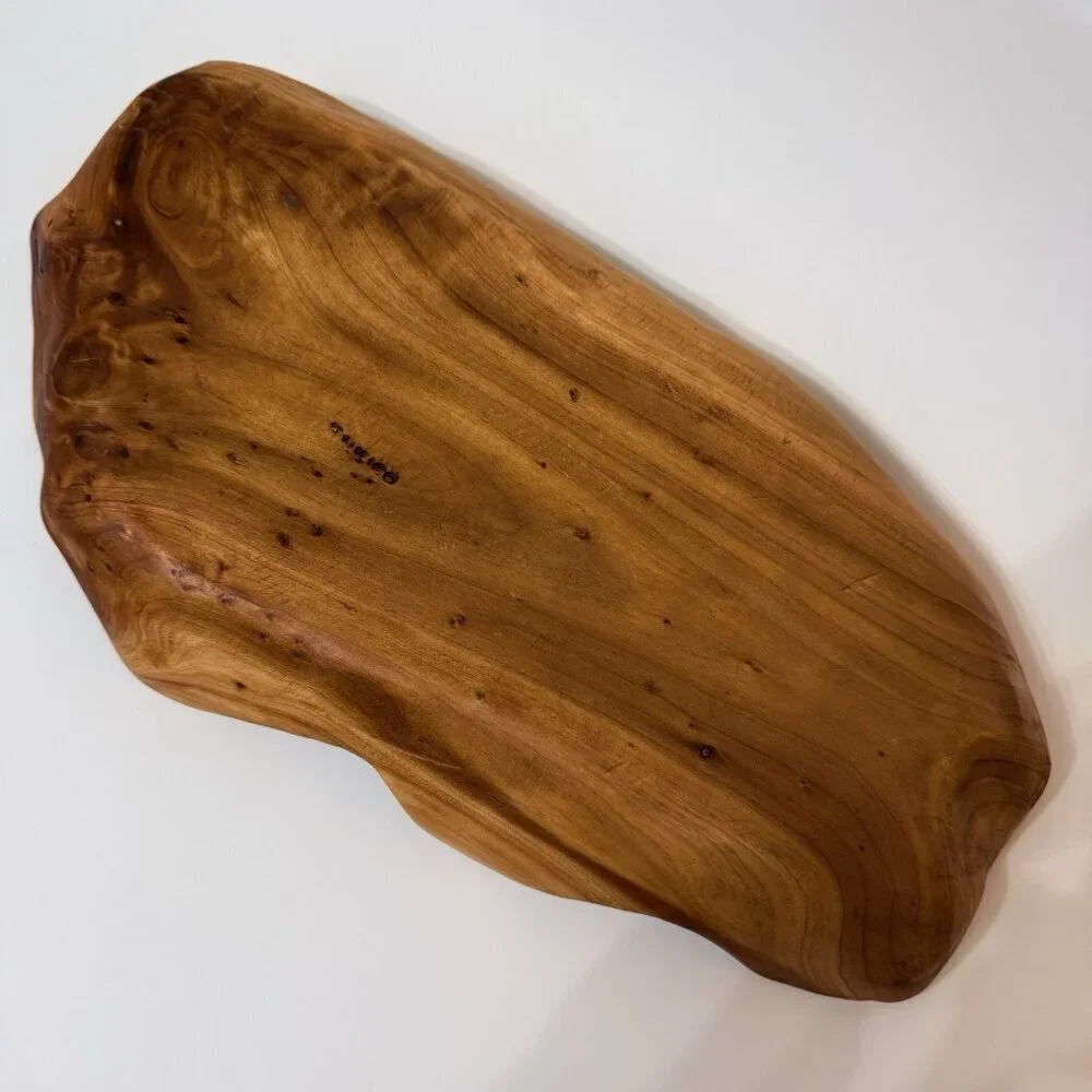 Enrico Burl Wood Wine Cradle Bottle Holder 14.5